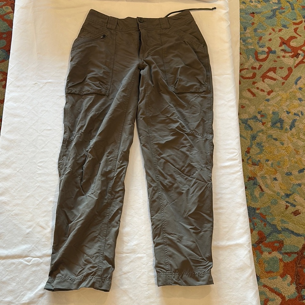 REI‎ Women’s Savanna Trails Pants olive Hiking Outdoors UPF 50+ Size 6
